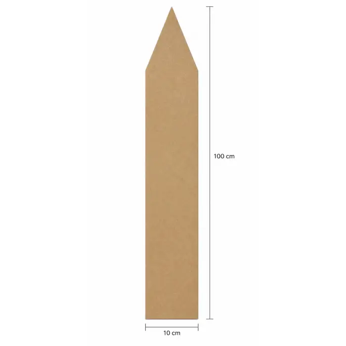 Dev Kalem Boyama Panosu 100x10 cm 3 mm Ham MDF Lazer Kesim