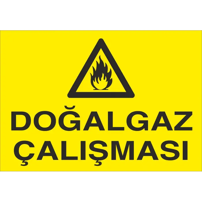 Doğal Gaz Çalışması Levhası