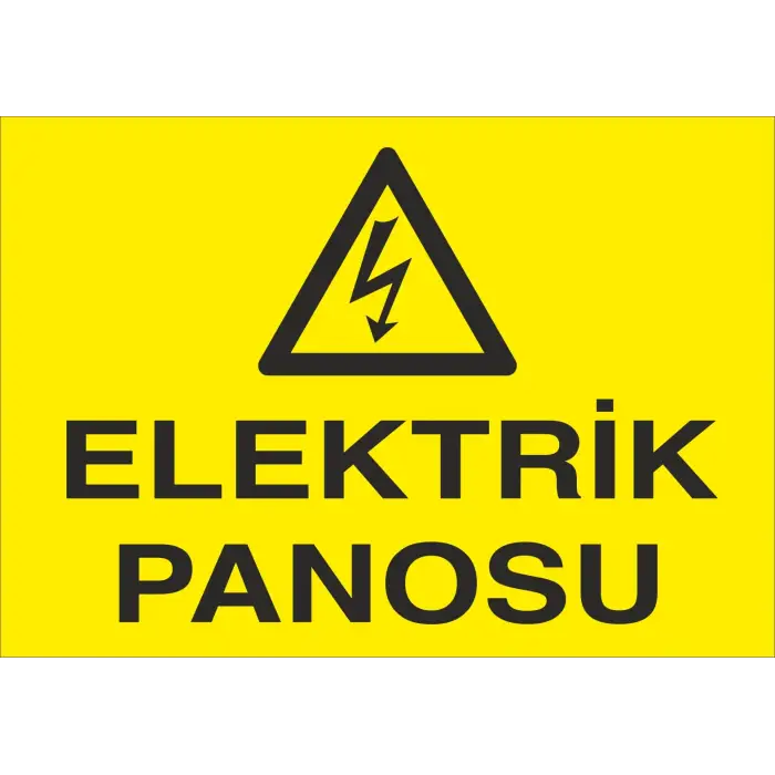 Elektrik Panosu Levhası