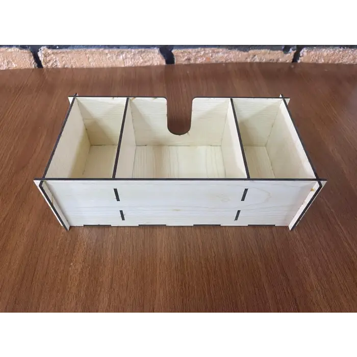 Kafe Restoran Logolu Ahşap Peçetelik