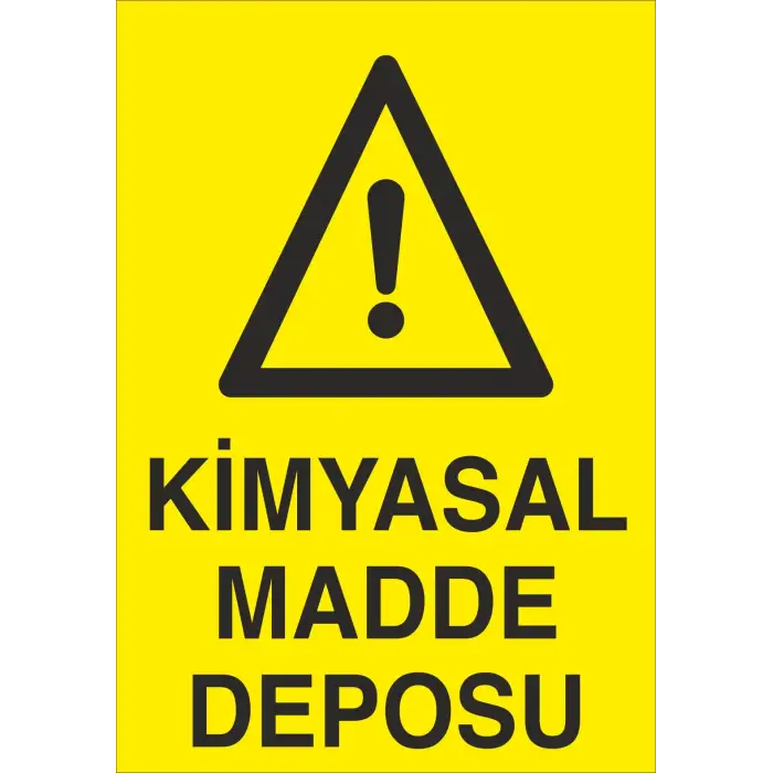 Kimyasal Madde Deposu Levhası
