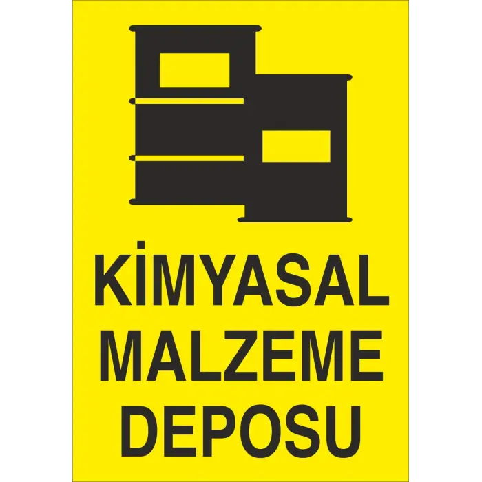 Kimyasal Malzeme Deposu Levhası