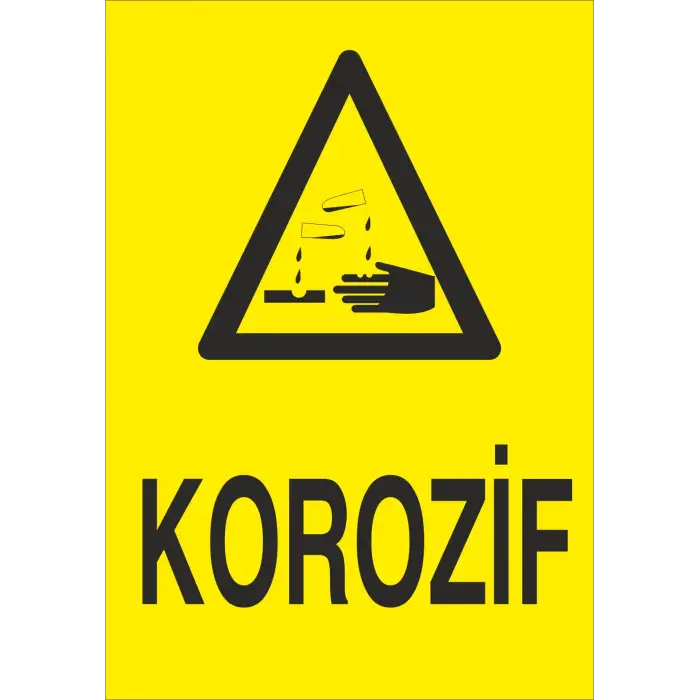 Korozif Madde Levhası