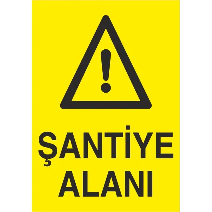 Şantiye Alanı Yönlendirme Levhası