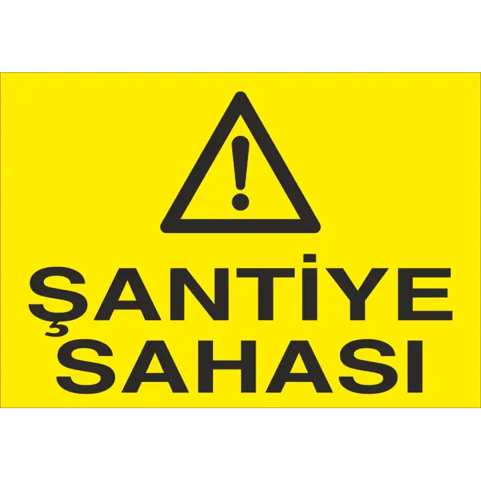 Şantiye Sahası Yönlendirme Levhası