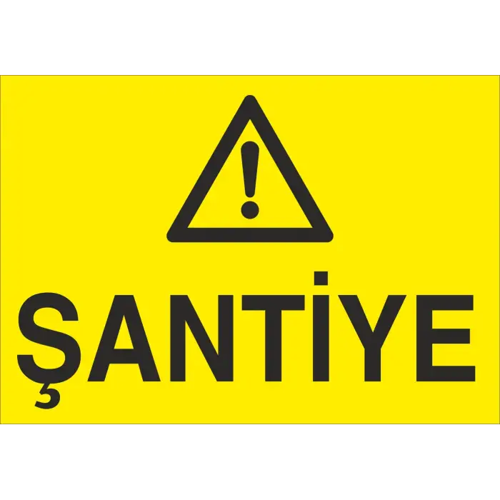 Şantiye Yönlendirme Levhası