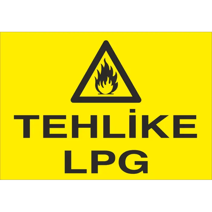 Tehlike LPG Levhası
