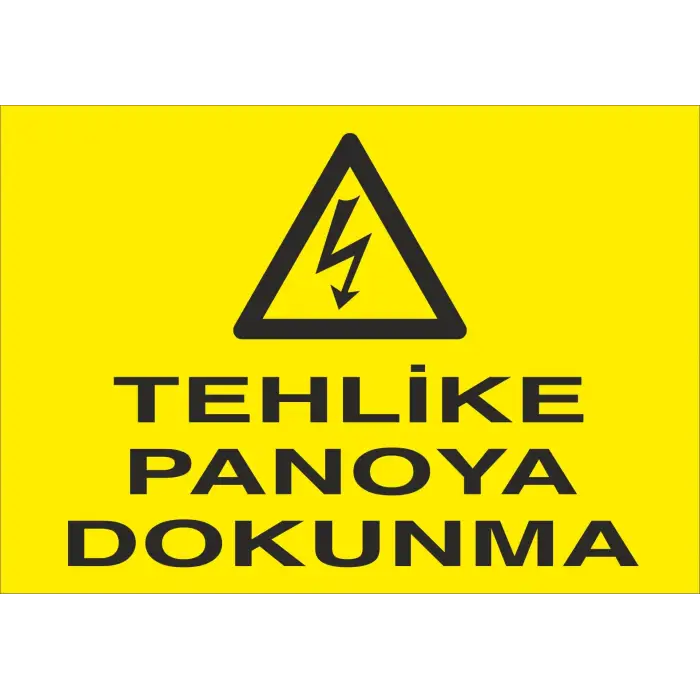 Tehlike Panoya Dokunma Levhası