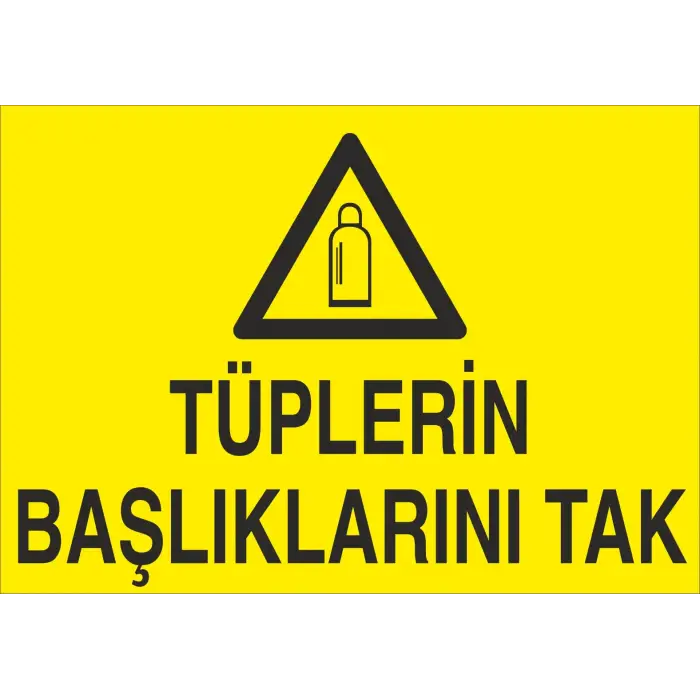 Tüplerin Başlıklarını Tak Levhası Basınçlı Gaz Tüpü Güvenliği
