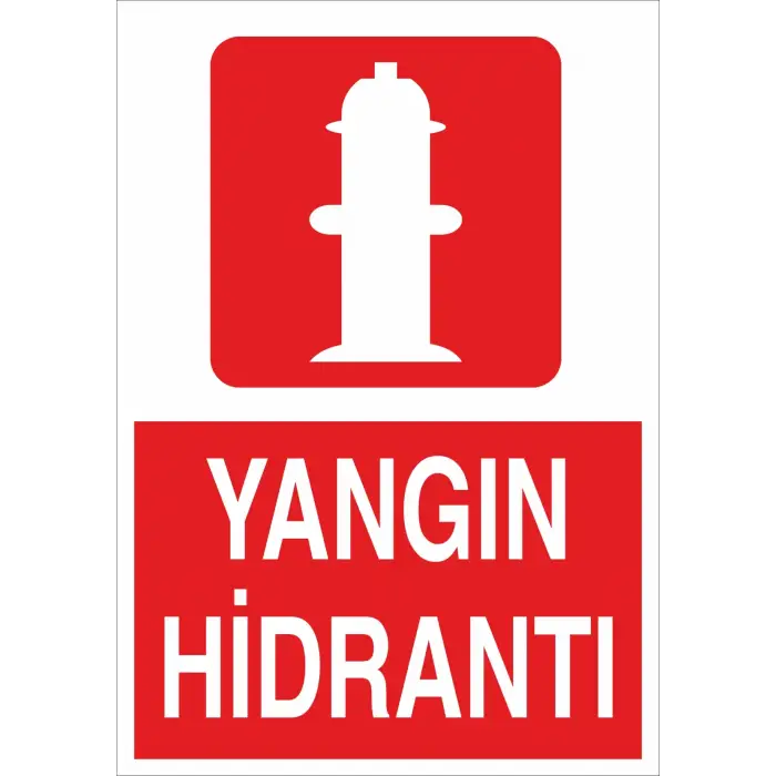 Yangın Hidrantı Levhası