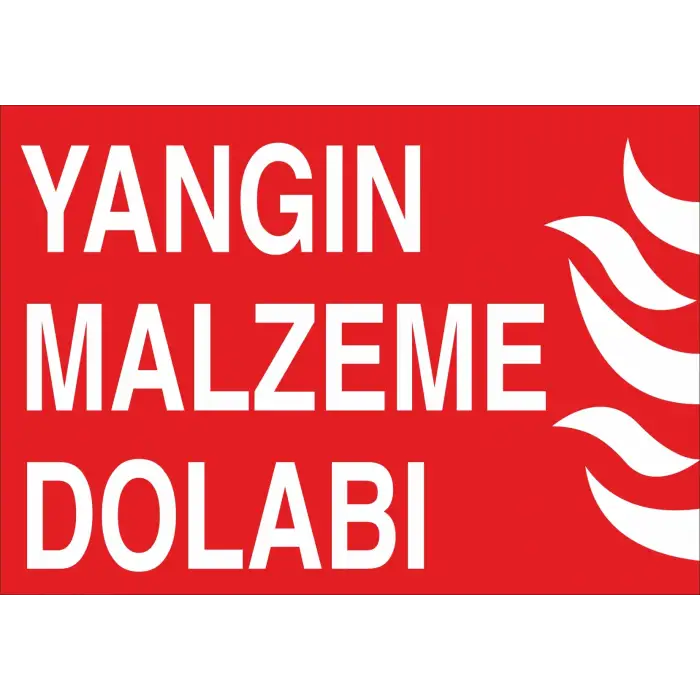 Yangın Malzeme Dolabı Levhası
