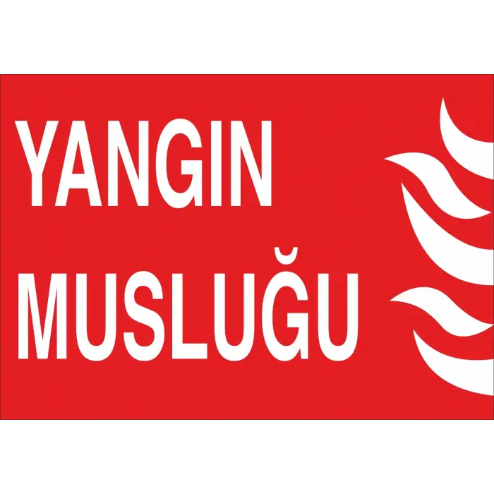 Yangın Musluğu Levhası