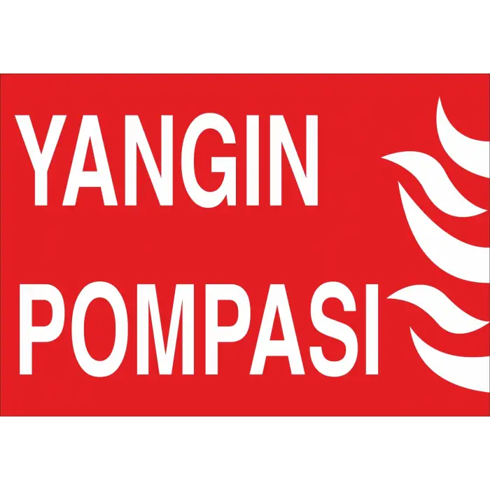 Yangın Pompası Levhası