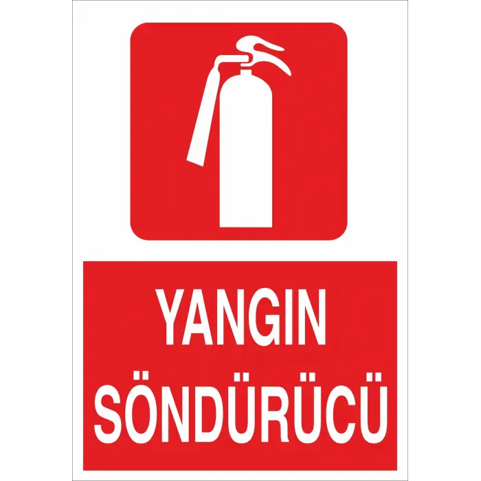 Yangın Söndürücü Levhası
