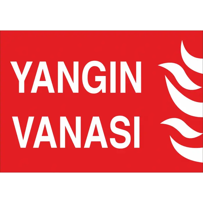 Yangın Vanası Levhası