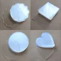 3 mm Şeffaf Pleksi Anahtarlık Baskısız 7 Cm