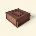 Ahşap Hediyelik Kutu 12x12x5 cm