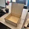 Ahşap Kutu Lazer Kesim 25x21x7 cm Demonte