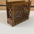Ahşap Mutfak Peçeteliği 15x13 cm