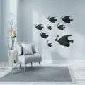 Balık Dekorlu Duvar Dekorasyonu pleksi