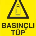 Basınçlı Tüp Deposu Levhası Basınçlı Gaz Tüpü Güvenliği