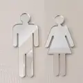 Bay Bayan Wc Kapı Yönlendirme Pleksi