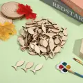 Boyanabilir Ahşap Balık 4x2 Cm 100 Adet