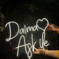Daima Aşk Ile Yazılı Neon Led