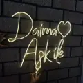 Daima Aşk Ile Yazılı Neon Led