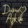 Daima Aşk Ile Yazılı Neon Led