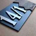 Dekoratif Ahşap Isimli Daire Numarası Kapı Numarası
