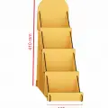 Dekoratif Ahşap Ürün Standı 41x13 cm Demonte