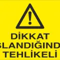 Dikkat Islandığında Tehlikeli Levhası