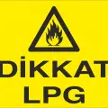 Dikkat LPG Levhası