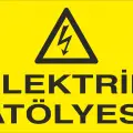 Elektrik Atölyesi Levhası