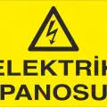 Elektrik Panosu Levhası