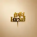 İyiki Varsın Pleksi Pasta Süsü
