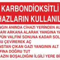 Karbondioksitli Cihazların Kullanılışı Levhası
