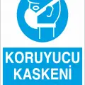 Koruyucu Maskeni Kullan İş Güvenliği Levhası