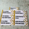 Luxury Serisi Gold Pleksi Kabartmalı Kapı İsimliği Yönlendirme Levha