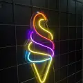 Neon Led Dondurma Külahı