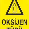 Oksijen Tüpü Levhası Basınçlı Gaz Tüpü Güvenliği