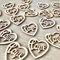 Rustik Love Yazısı 3,5 Cm Lazer Kesim