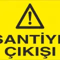 Şantiye Çıkışı Yönlendirme Levhası