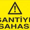 Şantiye Sahası Yönlendirme Levhası