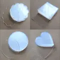 Şeffaf Pleksi Anahtarlık Baskısız 6 cm