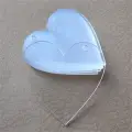 Şeffaf Pleksi Anahtarlık Baskısız 6 cm