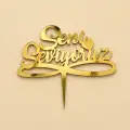 Seni Seviyoruz Pleksi Pasta Süsü