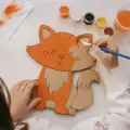 Sevimli Kediler Ahşap Boyama Eğitici Aktivite
