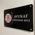 Siyah Pleksi Kapı ve Duvar Tabelası